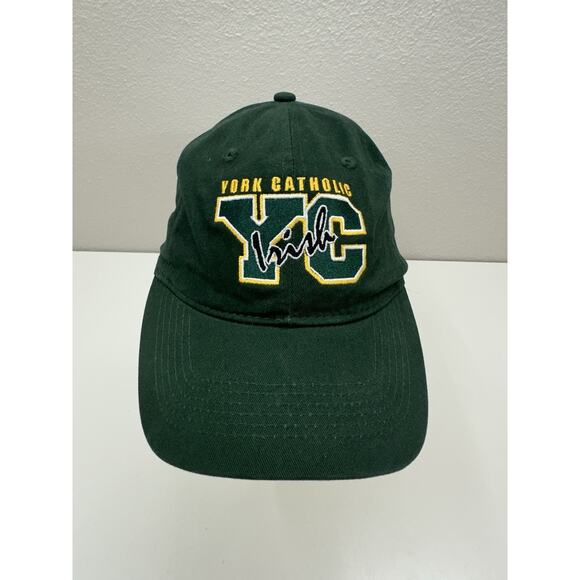 Pacific Headwear Baseball Hat Green York Catholic YC Irish High School Style201C - Picture 1 of 10